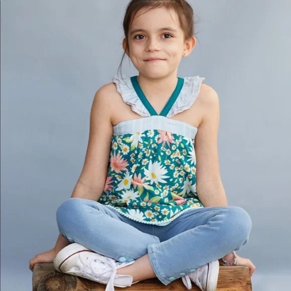 Matilda Jane Happy Florals Tunic Dream‎ Chasers Collection Size 6